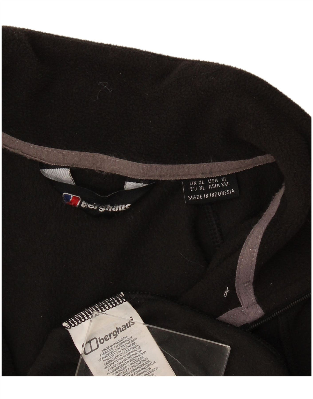 Męska kurtka polarowa Berghaus UK 42 XL, czarna, poliestrowa