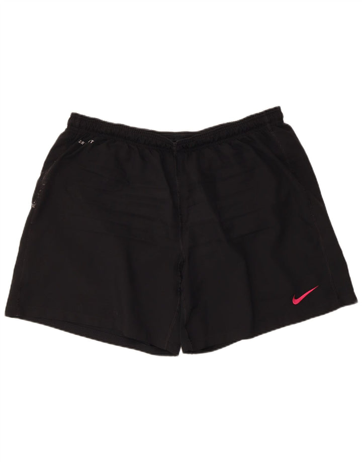 Męskie spodenki sportowe Nike Dri Fit, duże, czarne, poliestrowe