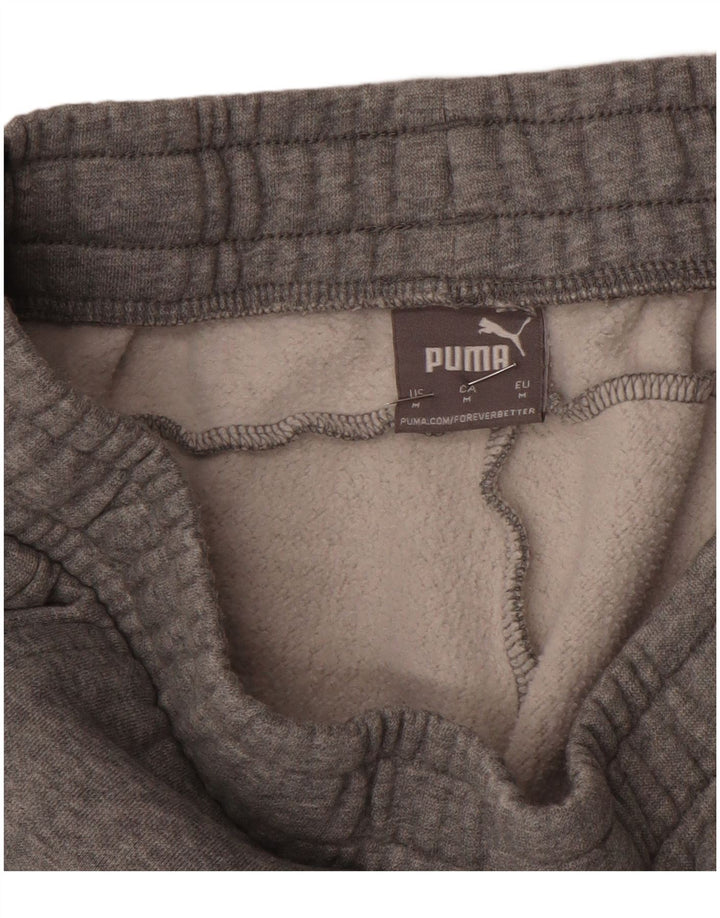 Męskie spodnie dresowe Puma Joggers średnioszare nakrapiane