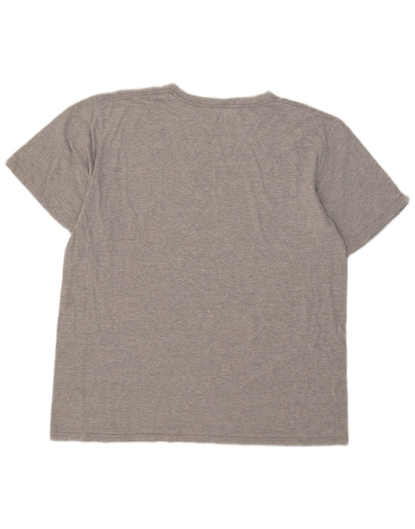 Adidas Męska koszulka graficzna Top XL Szara bawełna
