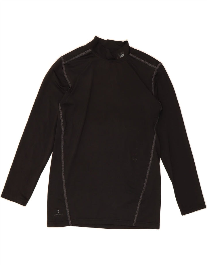 NEW BALANCE Boys Top Long Sleeve 10-11 Years Medium Black Polyester Vintage New Balance and Second-Hand New Balance from Messina Hembry 