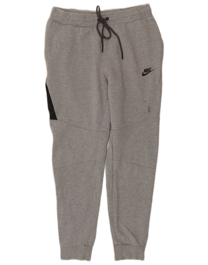 Męskie spodnie dresowe Nike Joggers Średnioszary, bawełniany blok kolorów