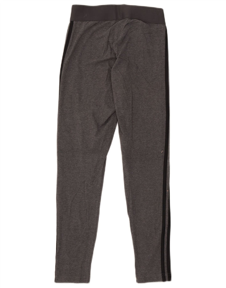 Legginsy damskie ADIDAS UK 8/10, małe, szare, bawełniane