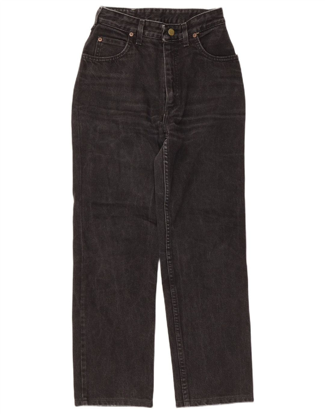 Damskie jeansy Lee Straight W30 L26 Czarne bawełniane