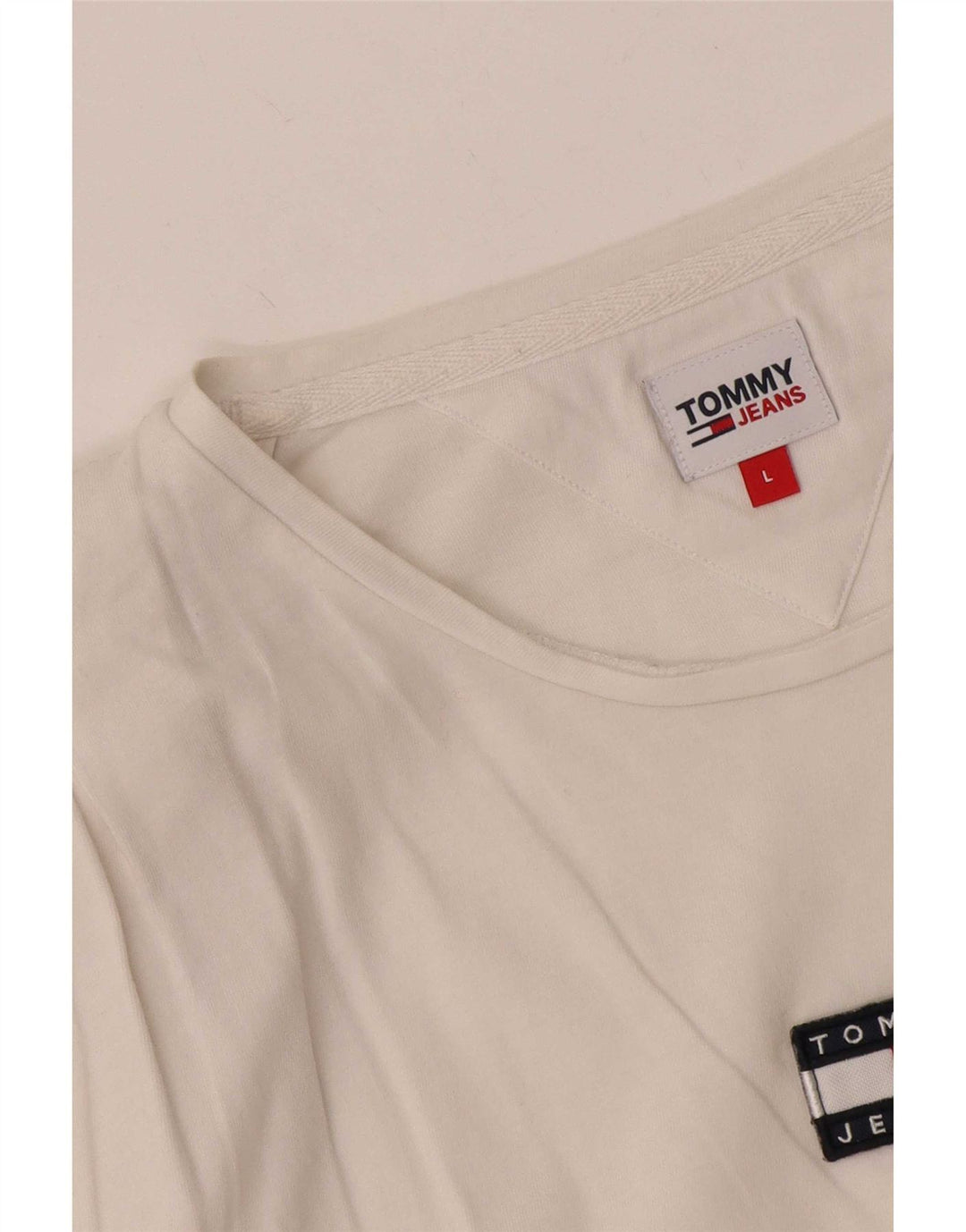 Damska kamizelka krótka Tommy Hilfiger UK 14, duża, biała