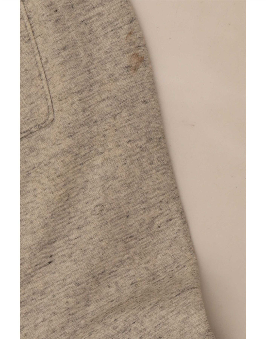 Męskie spodnie dresowe Hollister z grafiką, średnioszare, bawełniane w cętki