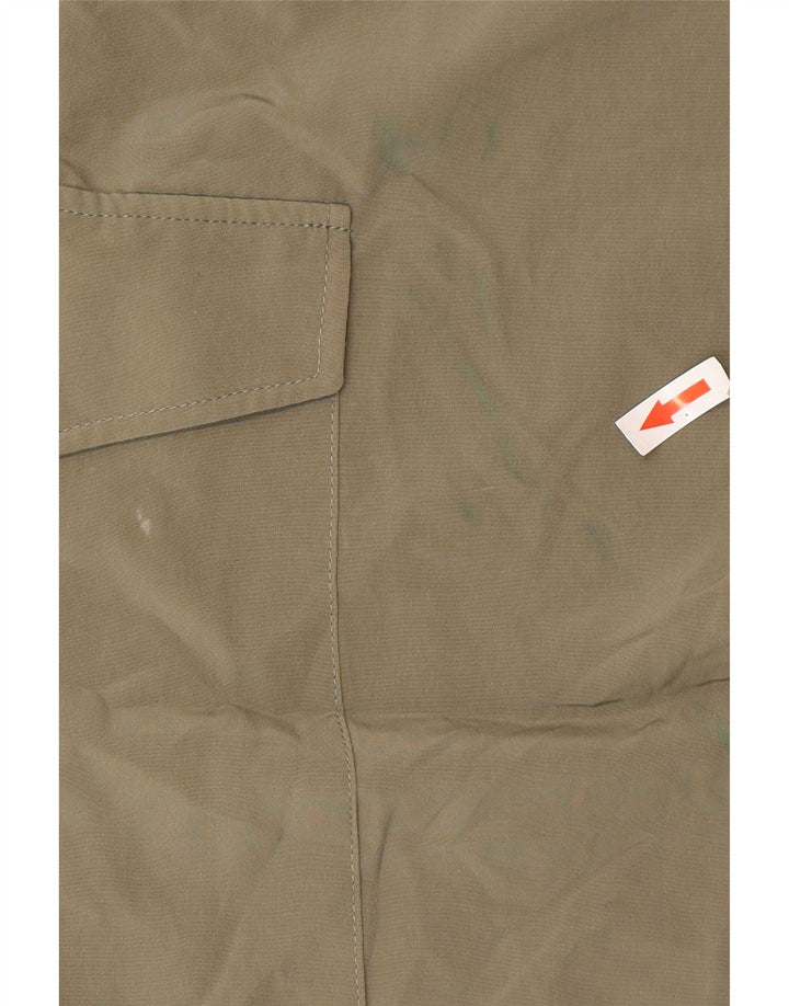 Damskie spodnie joggery Zara, małe, W28 L27, khaki, poliester