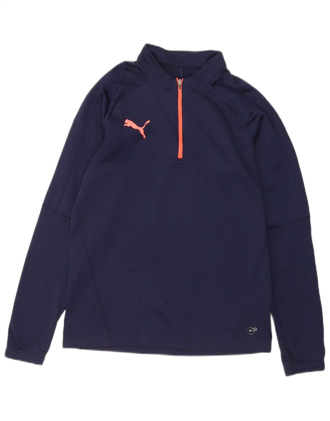 Męski dres Puma z zamkiem błyskawicznym, mały, granatowy