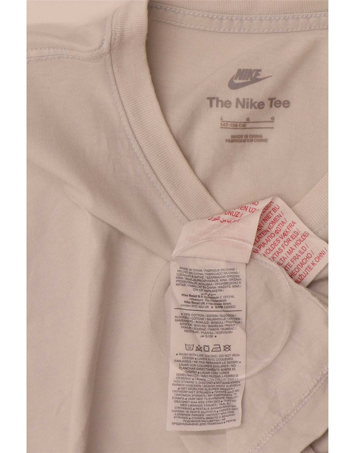 T-shirt chłopięcy Nike na 12-13 lat, duży, biały, bawełniany
