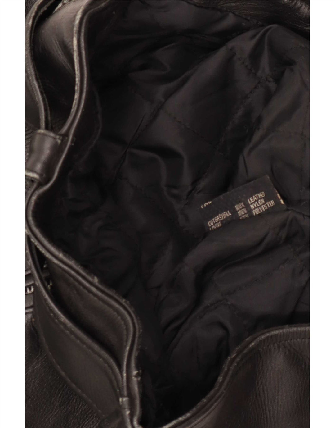 Pierwsza męska skórzana kurtka motocyklowa UK 34 XS czarna