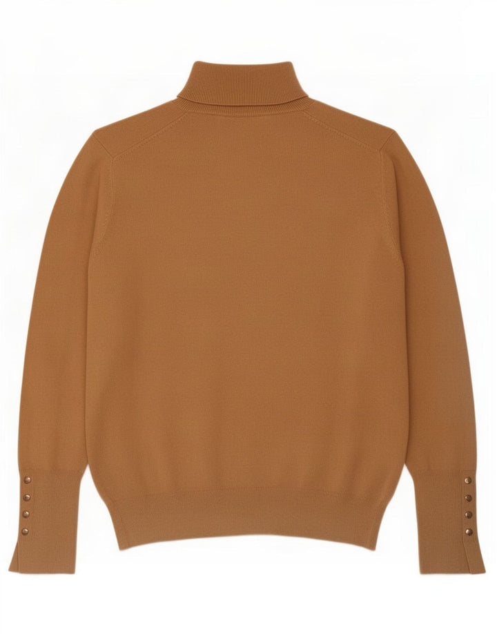 Sweter damski Zara z wywijanym dekoltem UK 14 średni beż