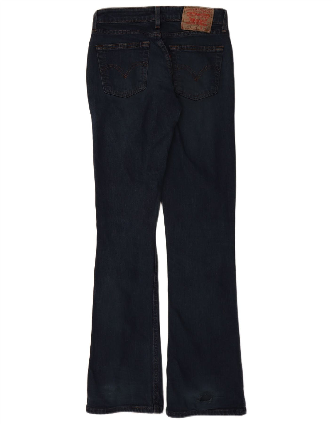 Damskie jeansy LEVI'S 545 Bootcut W29 L34 Granatowa bawełna