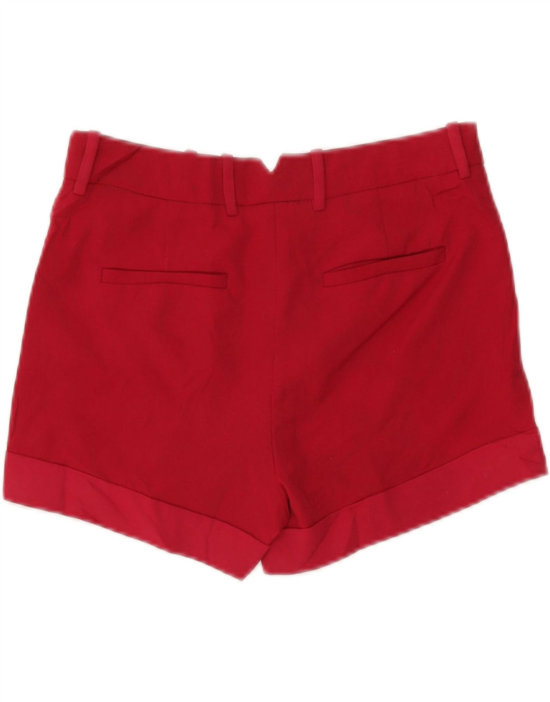 Damskie spodenki chino Zara, małe, W26, czerwone, poliestrowe