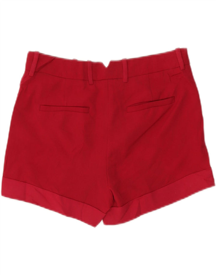 Damskie spodenki chino Zara, małe, W26, czerwone, poliestrowe