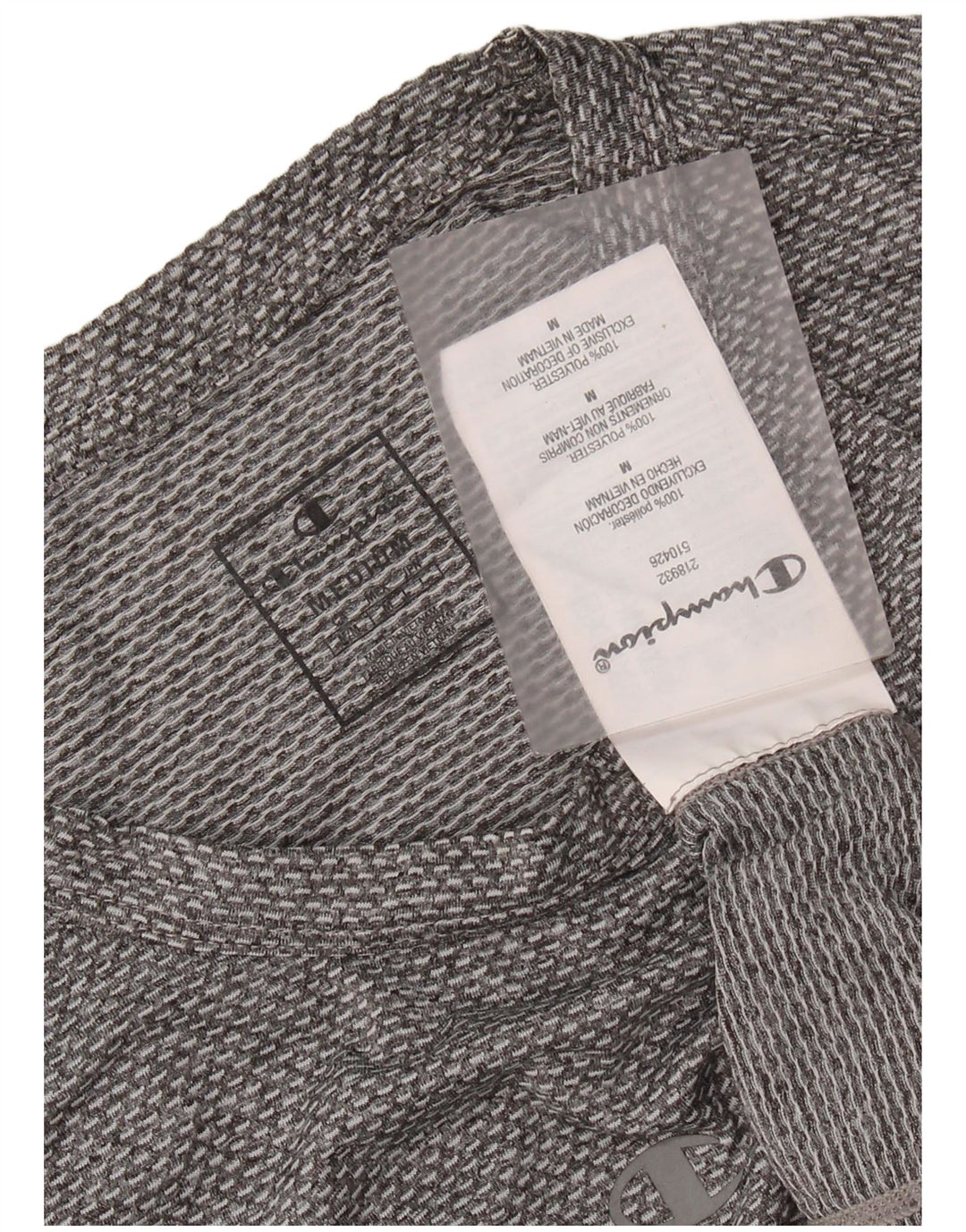 Koszulka męska CHAMPION Top, średni szary poliester