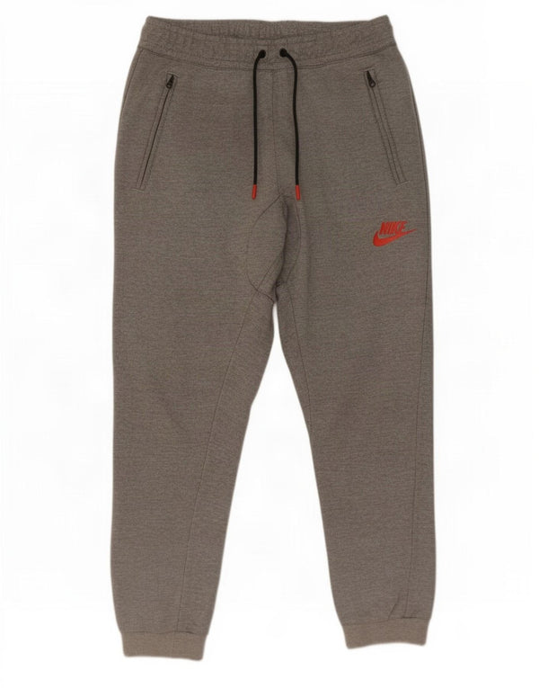 Nike Mens Tracksuit Trousers Joggers Medium Grey Flecked Cotton