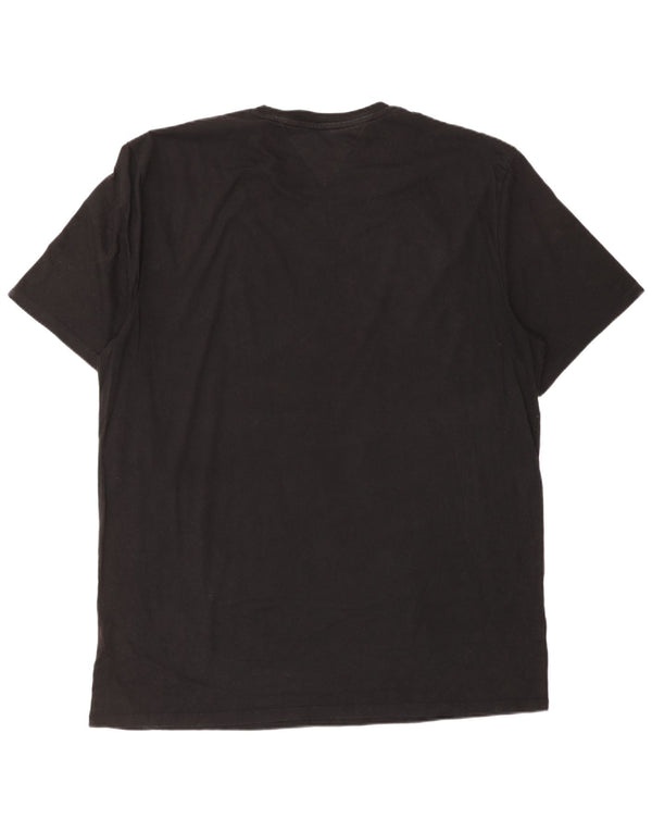 T-shirt męski Tommy Hilfiger Top 2XL, czarna bawełna