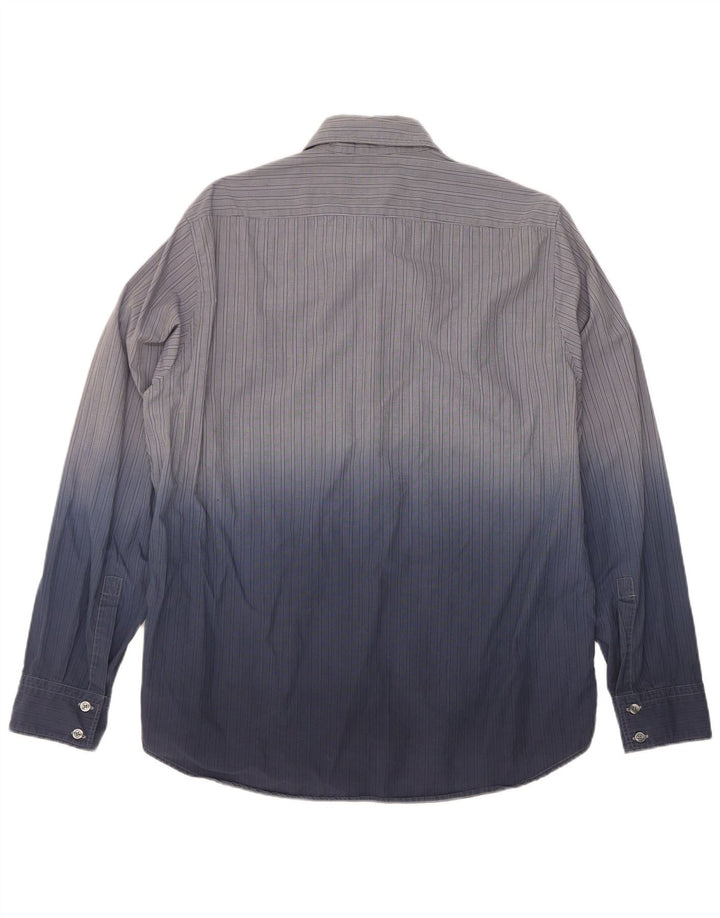 Koszula męska Hugo Boss, duża, niebieska, bawełniana typu Tie Dye