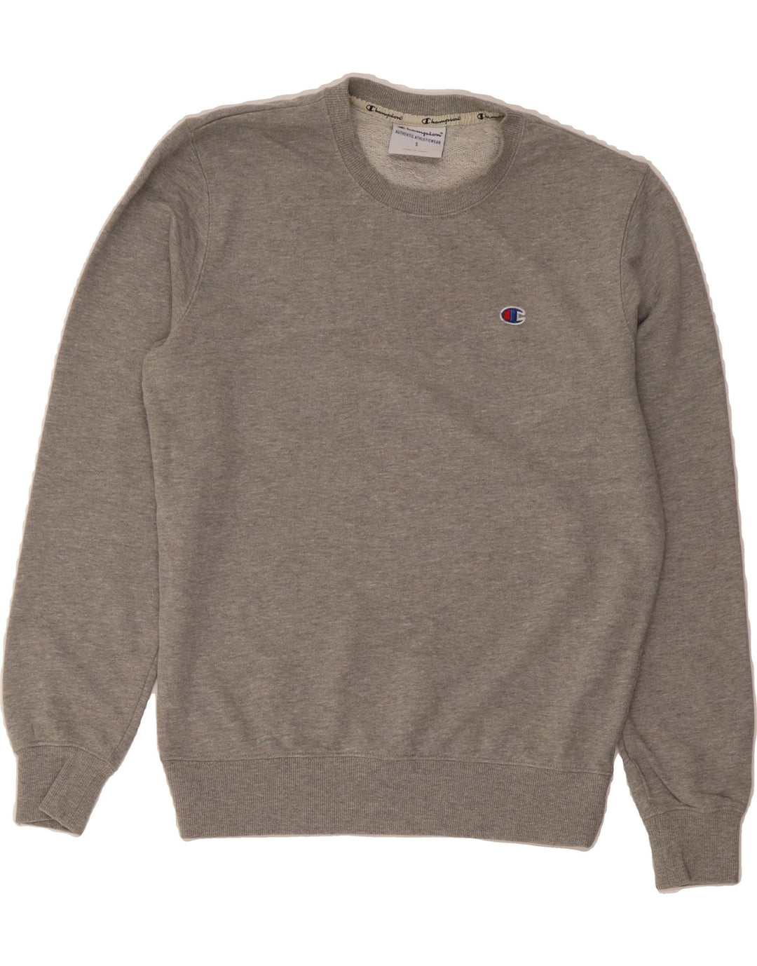 CHAMPION Mens Sweatshirt Jumper Small Grey Cotton Vintage Champion and Second-Hand Champion from Messina Hembry 