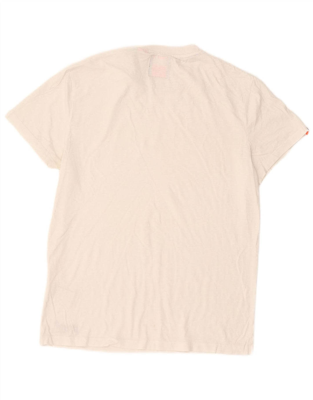 T-shirt męski Superdry Średniej wielkości biała bawełna