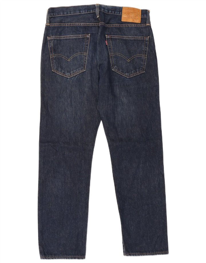 Męskie jeansy Levi's 502 Tapered W32 L32 Granatowa bawełna