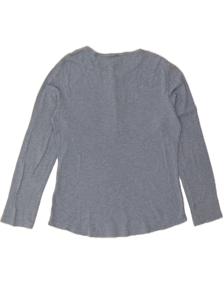 CHAPS Womens Top Long Sleeve UK 16 Large Blue Cotton Vintage Chaps and Second-Hand Chaps from Messina Hembry 