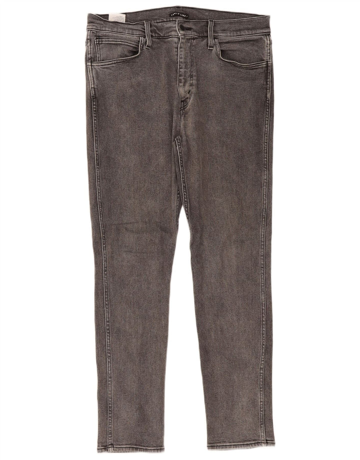 Męskie jeansy Levi's W34 L32 Szara bawełna