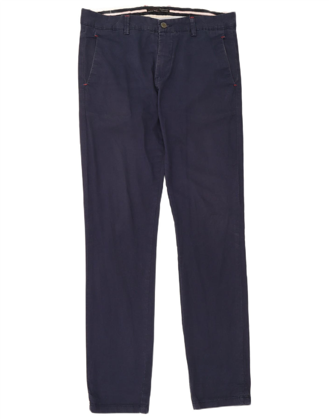 Spodnie męskie Zara Slim Chino EU 40 Medium W31 L34 Granatowe