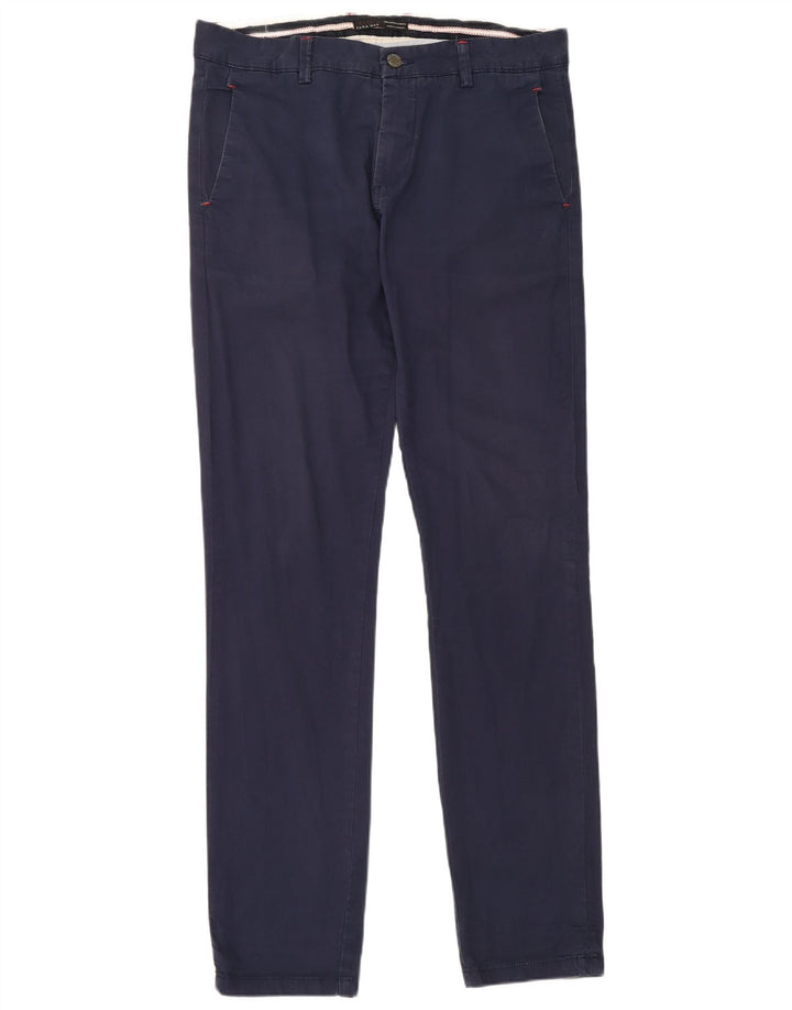 Spodnie męskie Zara Slim Chino EU 40 Medium W31 L34 Granatowe