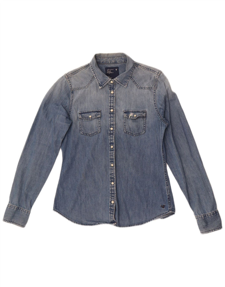 Damska koszula dżinsowa American Eagle Outfitters UK 14, średni niebieski