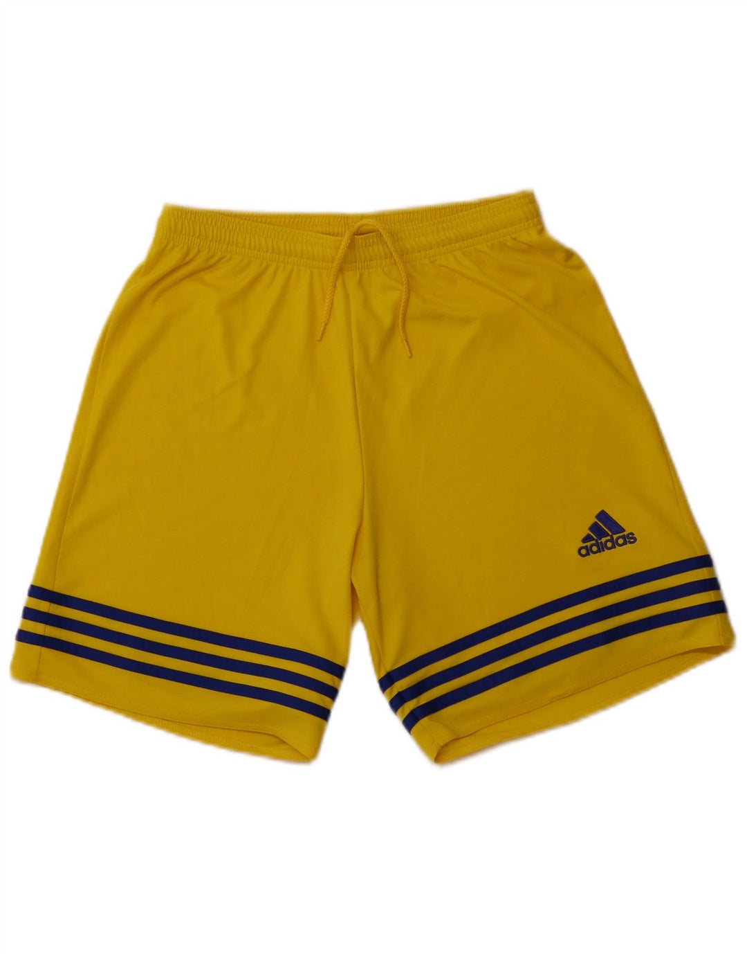 ADIDAS Mens Climalite Sport Shorts Small  Yellow Polyester