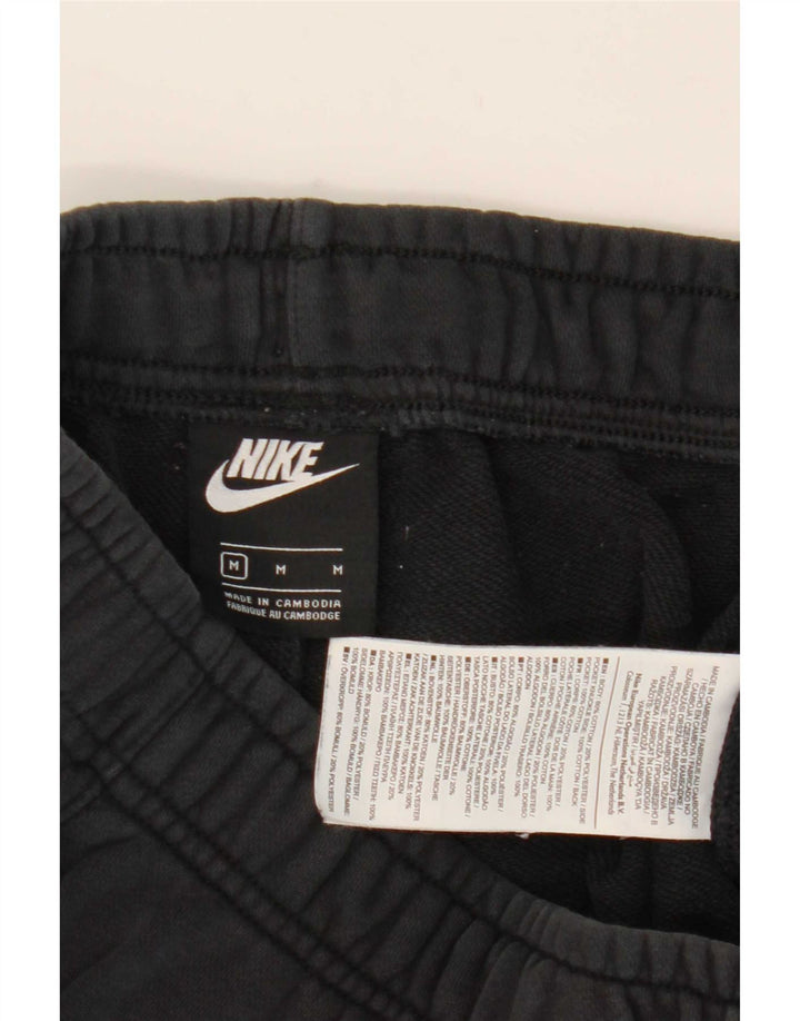 Męskie spodnie dresowe Nike, joggery, średnia czarna bawełna