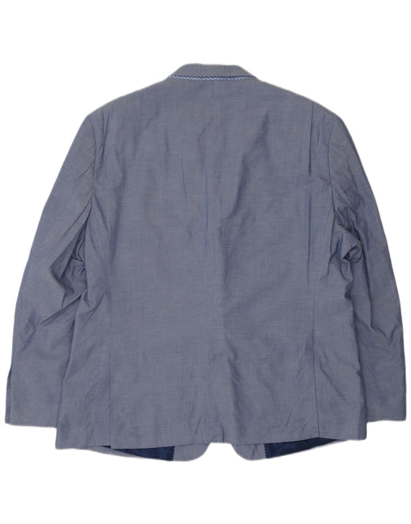 Męska marynarka zapinana na 2 guziki Tommy Hilfiger UK 46 3XL Niebieska bawełna