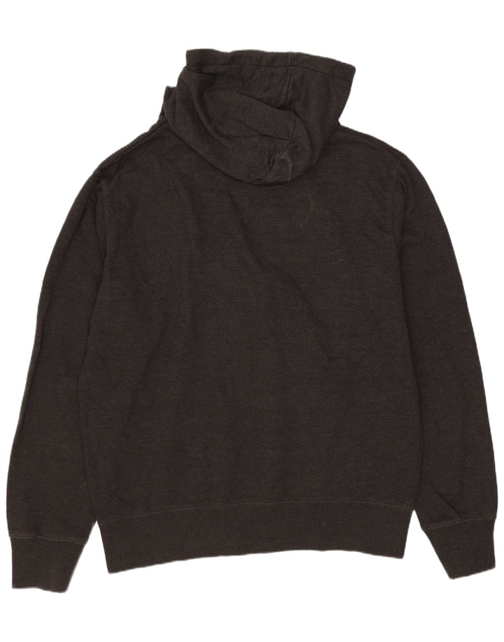 Męski sweter z kapturem French Connection, duży, szary, bawełniany