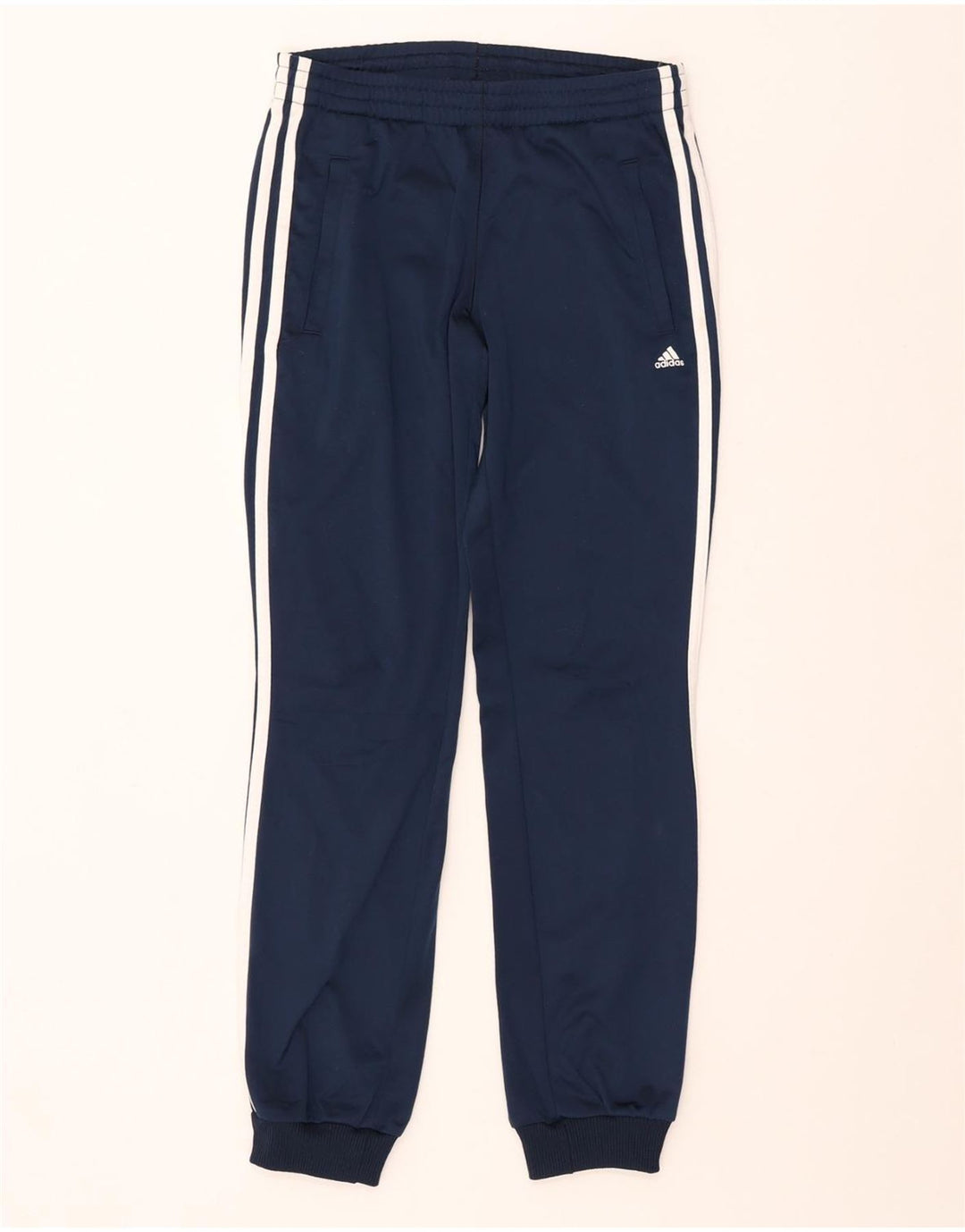 Damskie spodnie dresowe ADIDAS Climalite Joggers UK 4/6 XS Granatowe