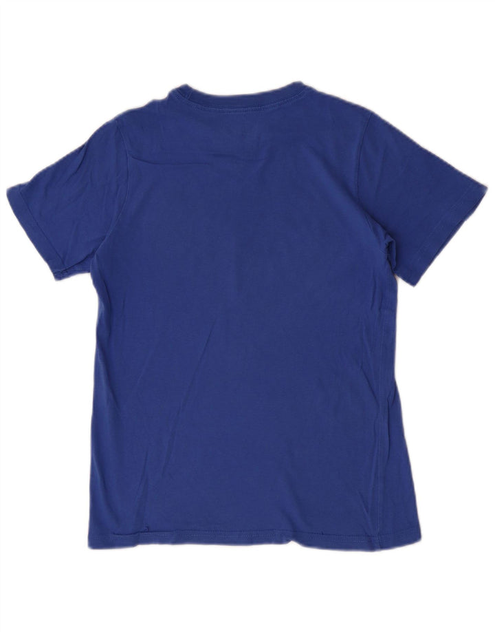 Chłopięcy T-shirt z grafiką Nike 10-11 lat, średni niebieski
