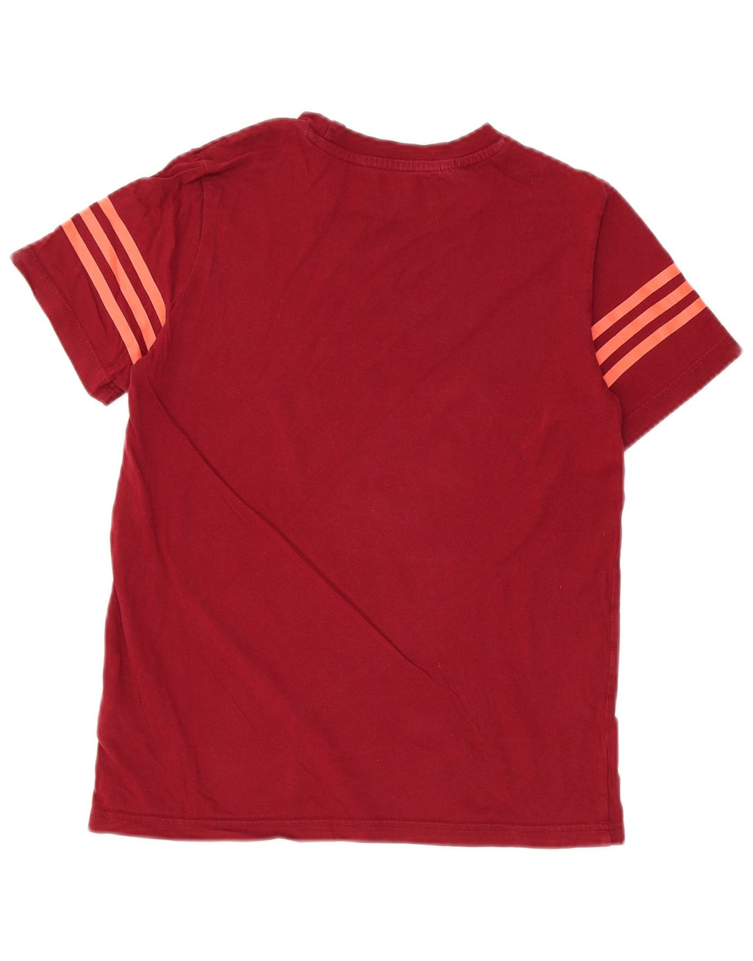 Chłopięcy T-shirt z grafiką ADIDAS na 11-12 lat, bordowa bawełna