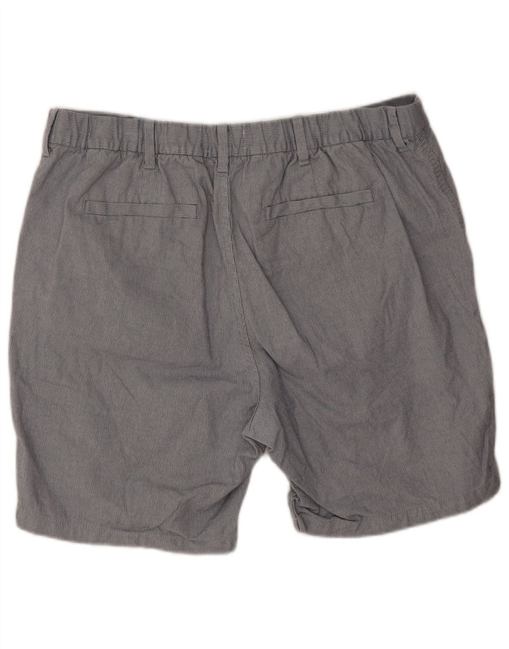 Męskie spodenki chino MARKS & SPENCER o regularnym kroju W38 XL, szary poliester