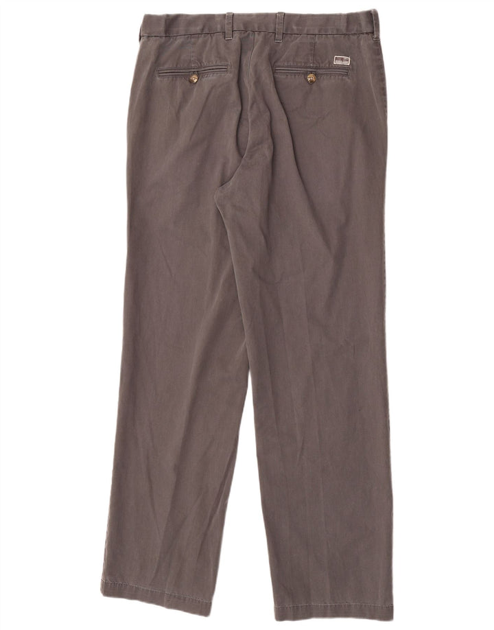 Męskie spodnie Chino Marks & Spencer Blue Harbor Straight W34 L33 Szare