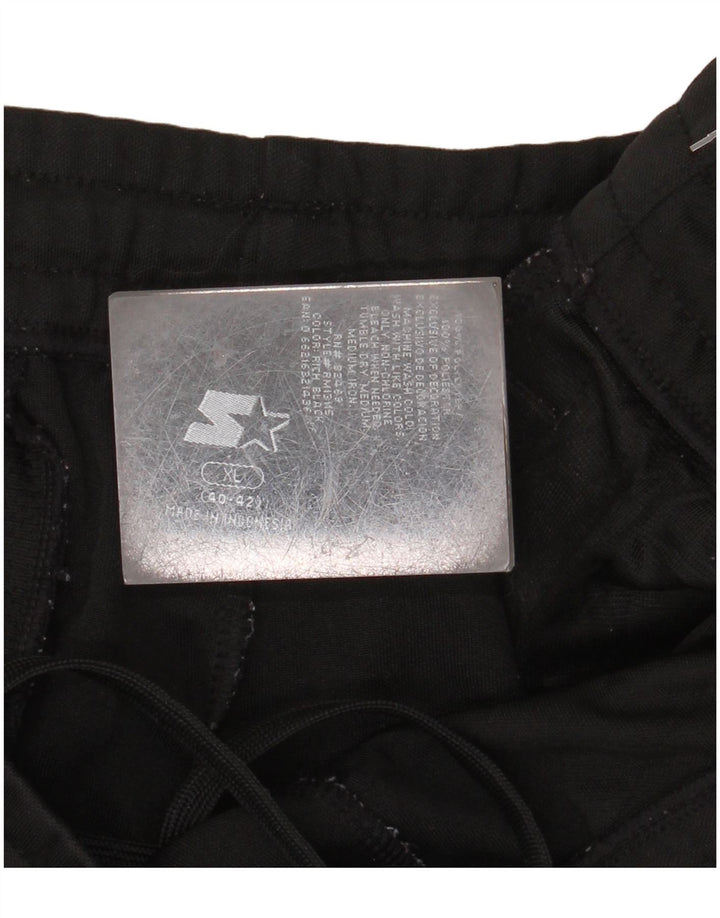 Męskie spodnie dresowe STARTER XL, czarne, poliestrowe