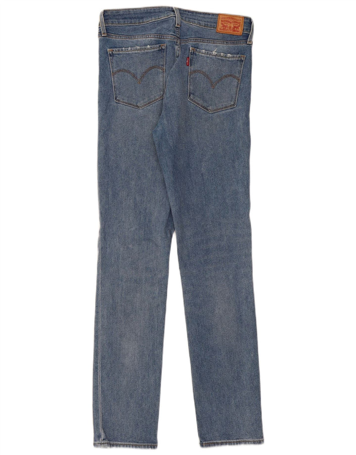 Damskie jeansy LEVI'S 712 Slim W29 L32 Niebieskie bawełniane