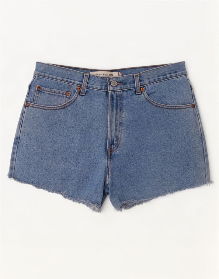 Damskie spodenki jeansowe Levi's 517 W31 Średnioniebieskie bawełniane