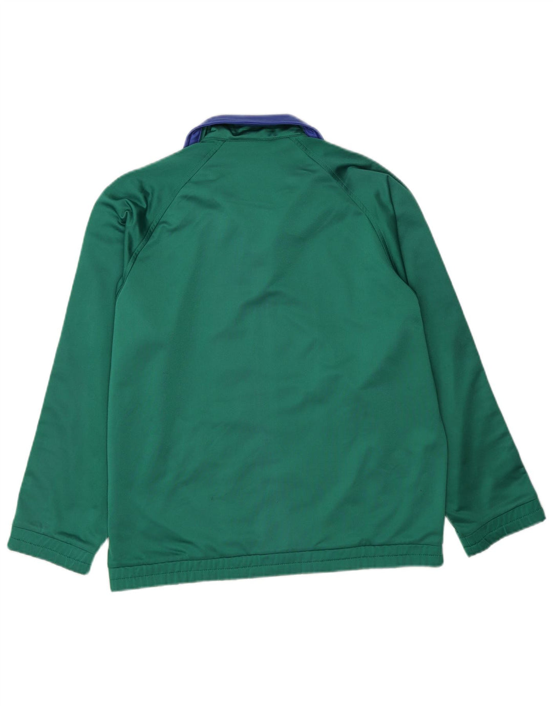 FILA Boys Graphic Tracksuit Top Jacket 13-14 Years Green Colourblock