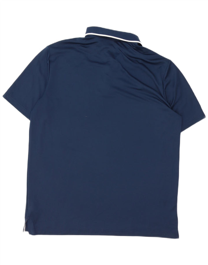 Męska koszulka polo ADIDAS XL, granatowa, poliester