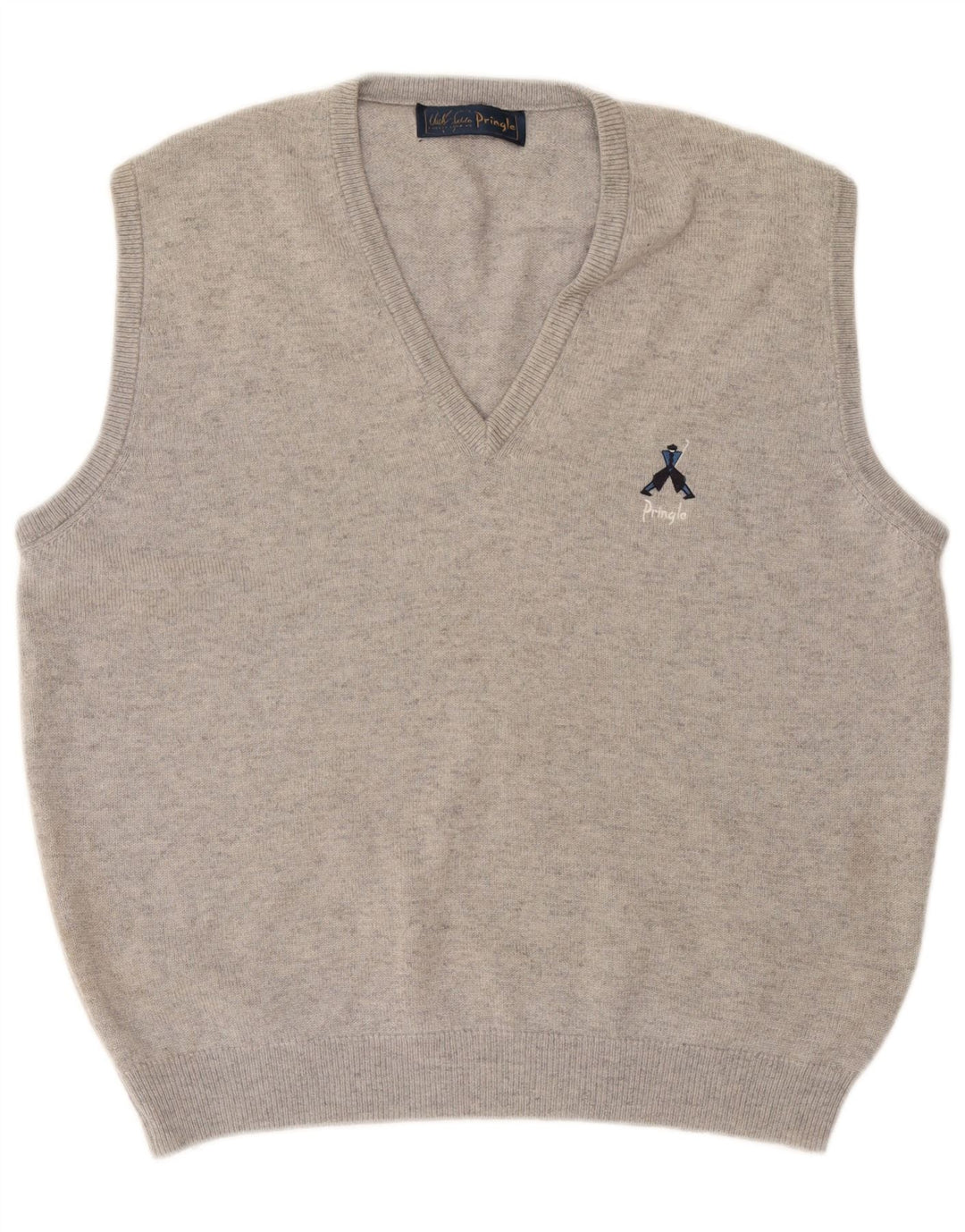 Męski podkoszulek Pringle z kamizelką XL, szara wełna