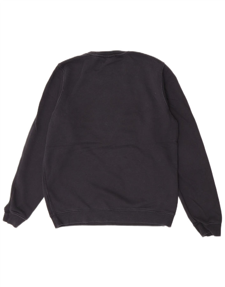 Męski sweter z grafiką Nike, mały, czarny, bawełniany
