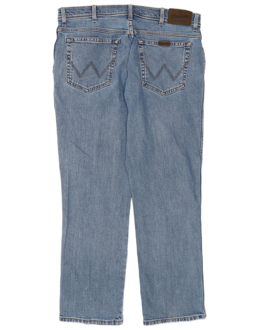 Męskie jeansy Wrangler o prostym kroju W36 L30, niebieskie, bawełniane