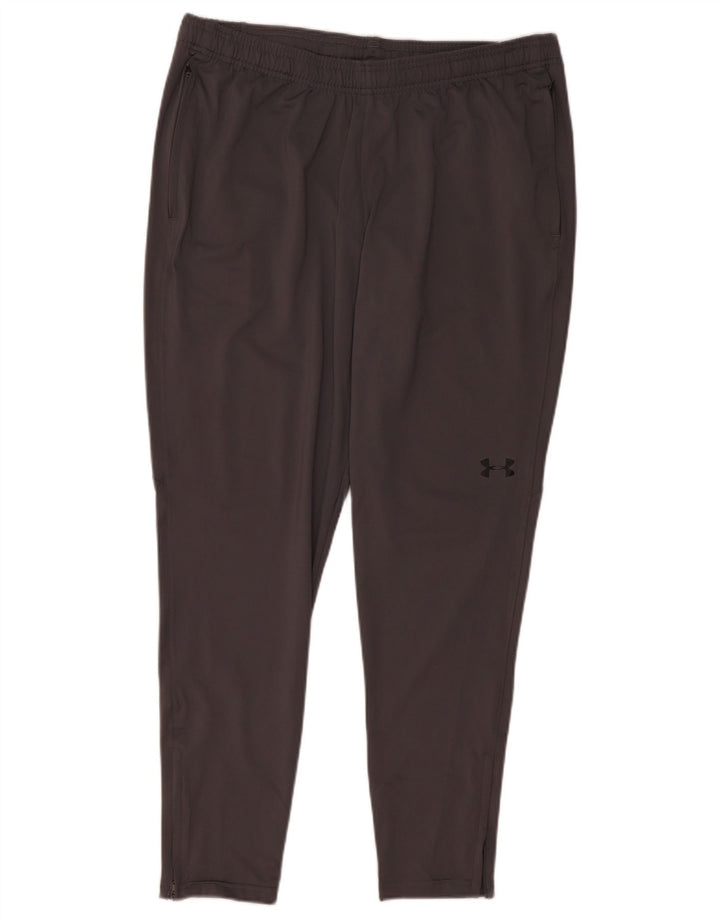 Męskie spodnie dresowe Under Armour XL, szare, poliestrowe