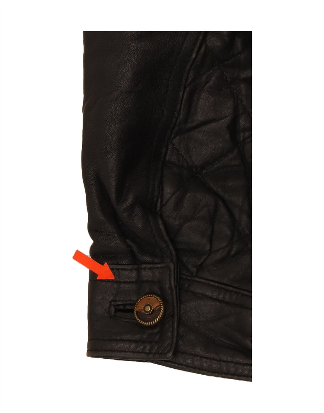 VINTAGE Womens Leather Jacket UK 18 XL Black Vintage Vintage and Second-Hand Vintage from Messina Hembry 