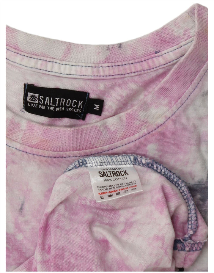Męska koszulka z grafiką Saltrock Top, średnia, wielokolorowa bawełna Tie Dye
